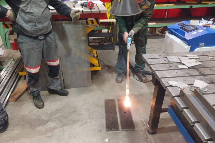 Пусконаладка аппарата лазерной сварки 3квт и обучение персонала