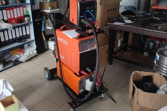 Отправка на испытание сварочного аппарата MIG 500 Pulse