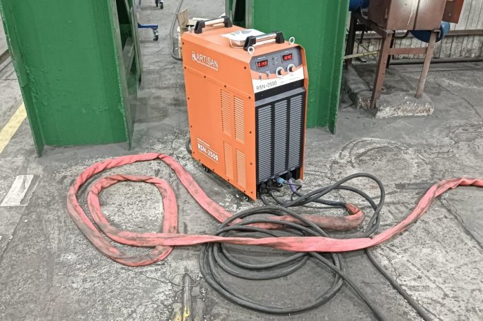 Тестирование аппарата для приварки шпилек