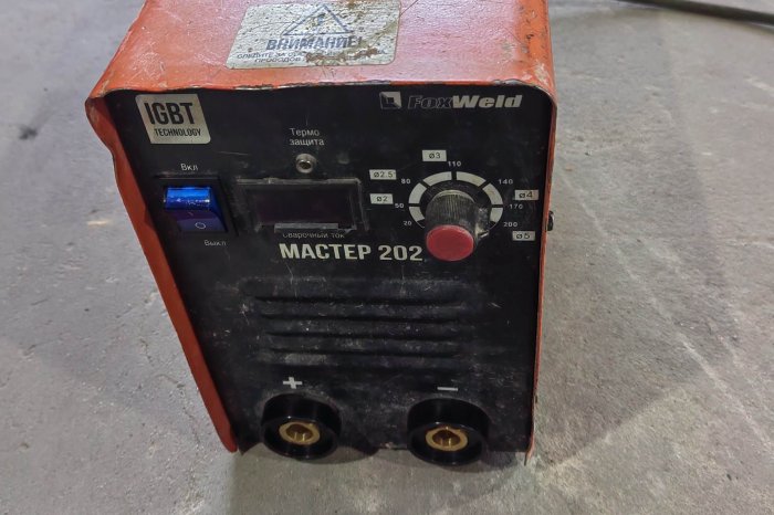 Ремонт аппарата fox weld мастер 202