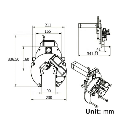 Открытая головка для орбитальной сварки MWG-170 в Курске