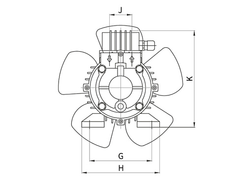 Маленький медный водяной масляный вихревой насос WD-021W в Курске