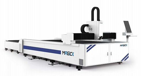 Волоконный лазерный станок для резки с обменной платформой MK-E в Курске