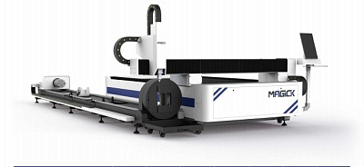 Двунаправленный волоконный лазерный станок для резки листов и труб MK-ST в Курске