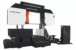 Большая портальная полуавтоматическая гидравлическая мощная двухколонная ленточнопильная машина в Курске