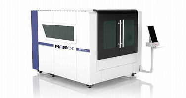 Полностью закрытый одно-платформенный волоконный лазерный станок для резки MK-P в Курске